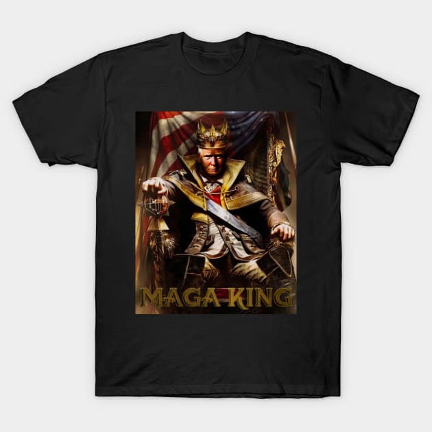 The Great MAGA King Ultra MAGA T-Shirt by CultTees